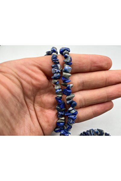 Ebruli Boncuk اللازورد الطبيعي المكسور الأحجار الكريمة سلسلة الخرز إكسسوار مج...