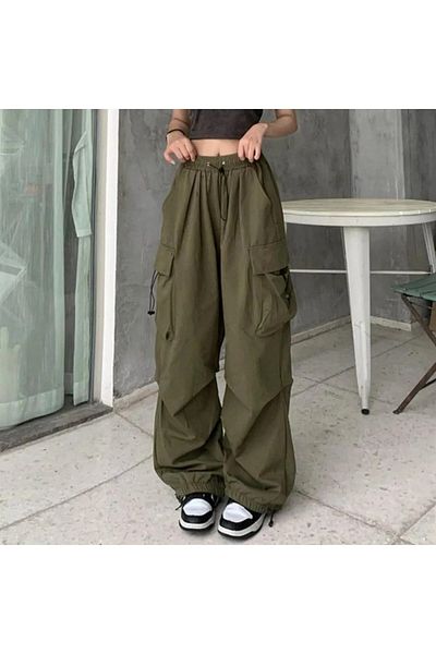 AtegeWear Y2K Harajuku Extra Loose Cargo Παντελόνι