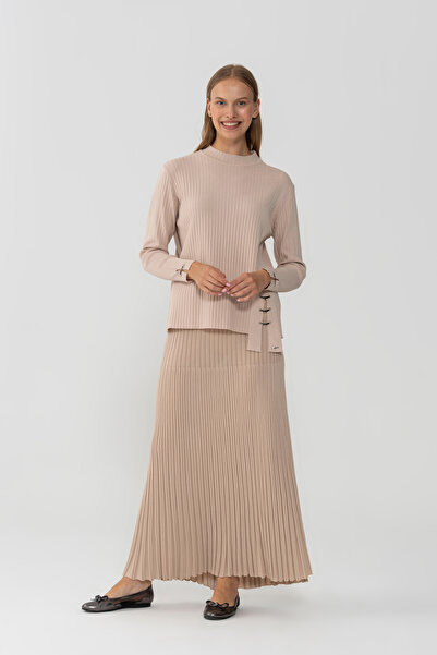 Niliwi 3021 ETK RİP ÖRGÜ PİLİSE ETEK RAYON (BASİC)