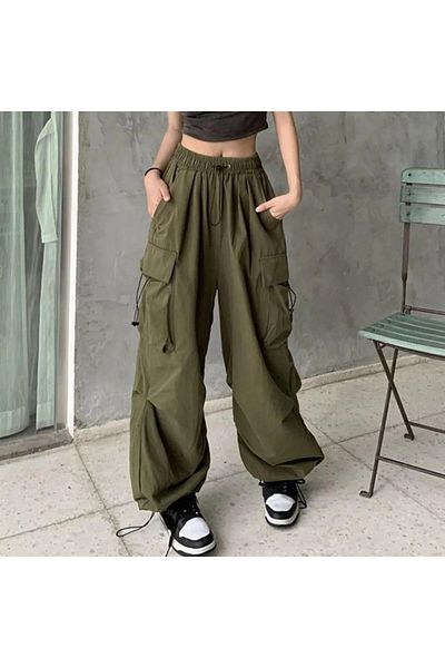 AtegeWear Y2K Harajuku Extra Loose Cargo Παντελόνι