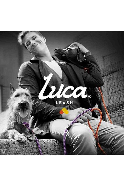 Ezydog Luca Rope Leash 9mm-Orange