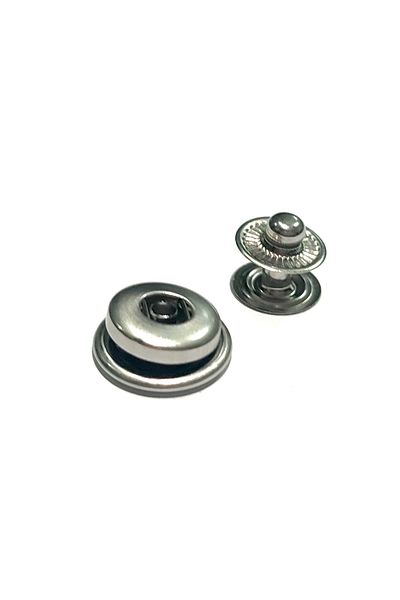 trimist 15 Mm Cover Set of 4 Snaps (BOTTOM PARTS 12.5 MM) - Stainless Steel - 720 Sets