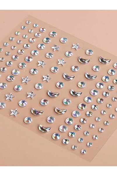 AKOLİFE Yüz Ve Saç Taşı Euphoria Makyaj Taşı Makeup Kristal Festival Taşı Fac...