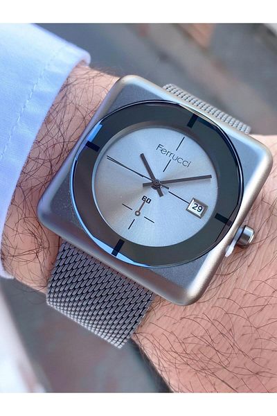 Ferrucci  Men's Straw Cord Wristwatch