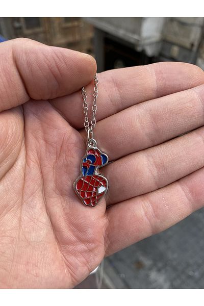 Köstebek Spiderman Spiderman Necklace