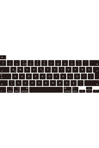 hk Macbook 16'inc A2141 A2142 compatible Silicone Q Keyboard Protector Tr Tur...