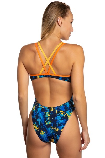 Mad Wave Women's Swimsuit Antichlor Crossback Pbt A3, Ma - Color - Size L/40