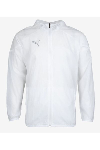 Puma Ανδρικό αδιάβροχο ποδοσφαίρου Teamcup Windshield 65799405   Λευκό