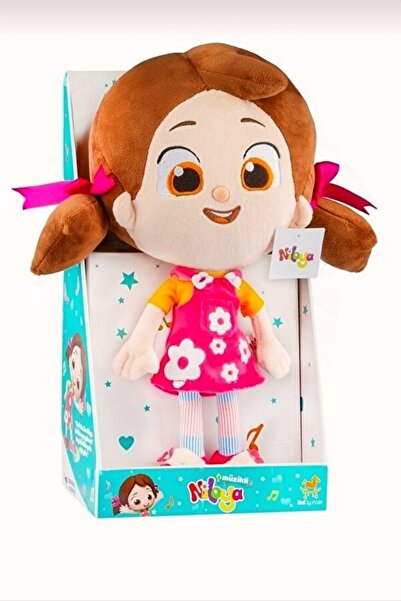 Genel Markalar Lisanslı Niloya Kalpli Müzikli Peluş Oyuncak Sesli Bebek 35 Cm