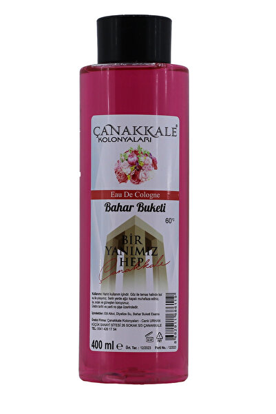 ÇANAKKALE kolonyaları Bahar Buketi Kolonyası - 400 ML - (pet Şişe)