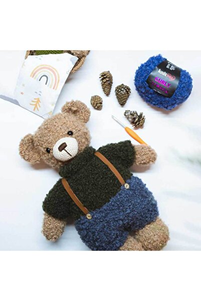 knitme Knit Me Curly Melange KCM53 Fuşya Melanj