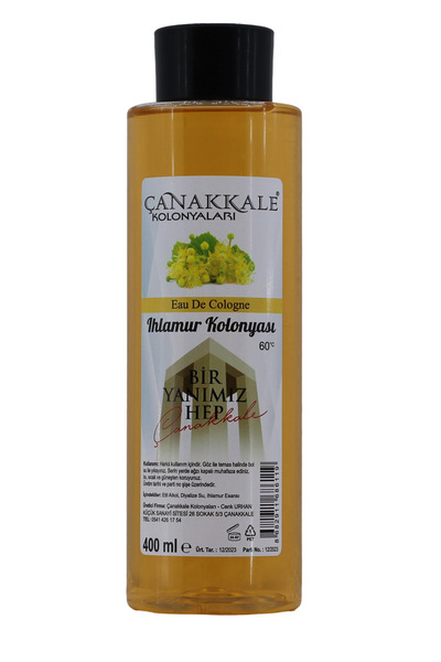 ÇANAKKALE kolonyaları Ihlamur Çiçeği Kolonyası - 400 ml - (PET ŞİŞE)