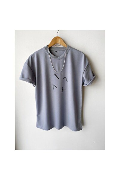 Adrift Kameno siva unisex majica sa širokim rukavima