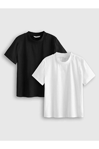 Adrift Ανδρικό μπλουζάκι 2 τεμαχίων Unprinted Oversize Crew Neck