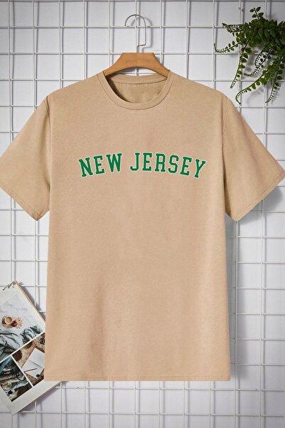 Adrift Unisex New Jersey Štampano T-shirt