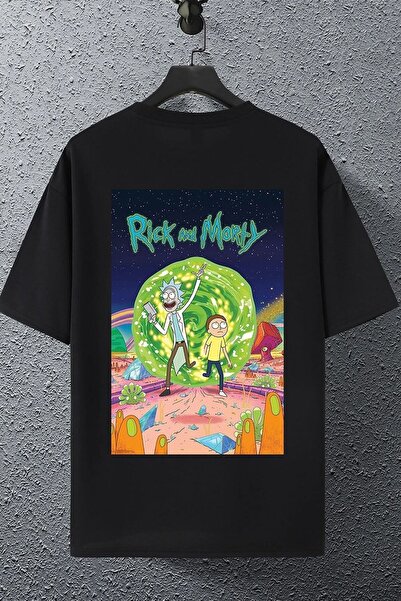Tarzsokak Unisex Rick And Morty Baskılı T-shirt