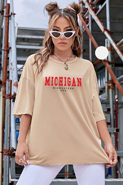 Adrift Unisex majica sa printom Michigan