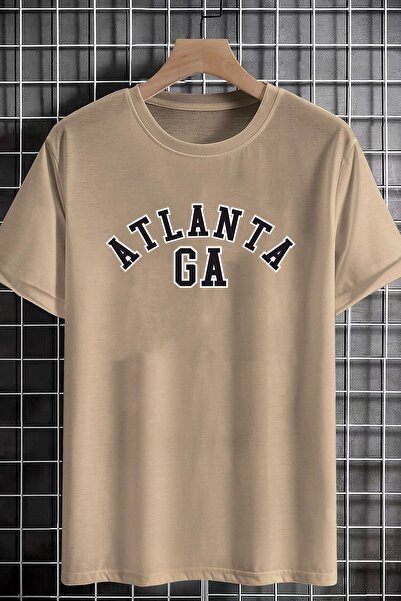 Adrift Unisex Atlanta Štampano T-shirt