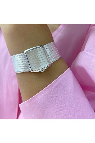 bestmysilver Kadın Gümüş Trabzon Hasır 9 Sıra Bileklik