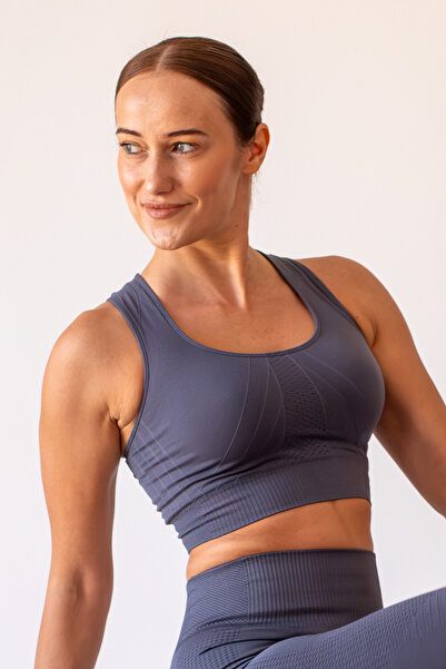 FEELAMORE Energy Dikişsiz Yüzücü Sırt Detaylı Spor Sütyeni