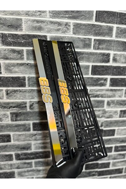 ASTUNİNG 3D BBS GÜMÜŞ 2Lİ PLEKSİ PLAKA