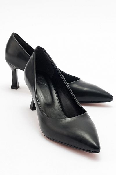 LuviShoes حذاء بكعب نسائي أسود من PEDRA