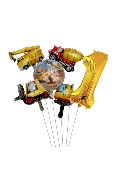 DÜVENCİ TİCARET SET BALON DE FOIL CU TEMATICA CONSTRUCȚIE