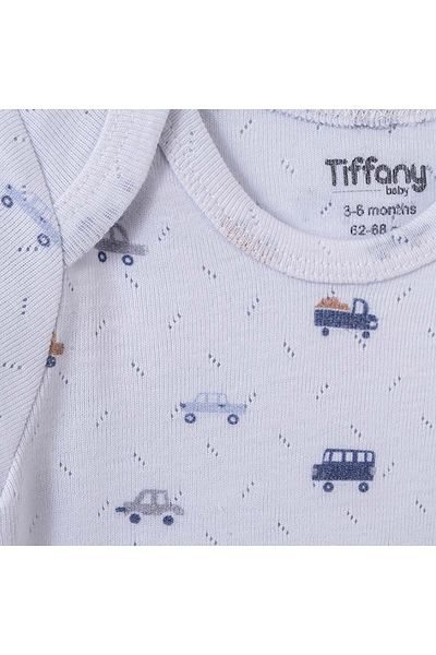 Tiffany Baby Jacquard Driver Theme Half Sleeve Baby Body 58008