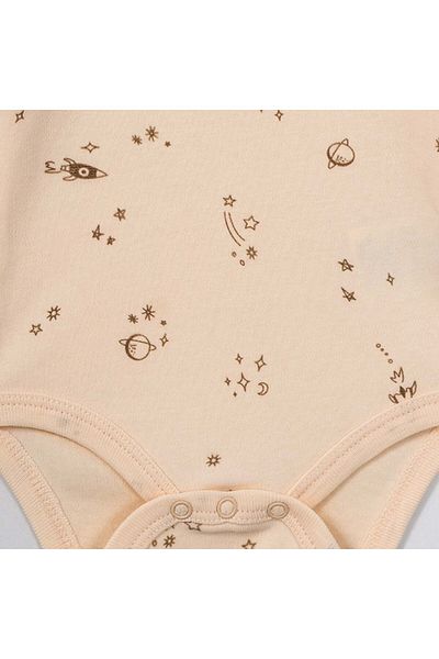 Tiffany Baby Galaxy Organic Theme Long Sleeve Baby Body 61011