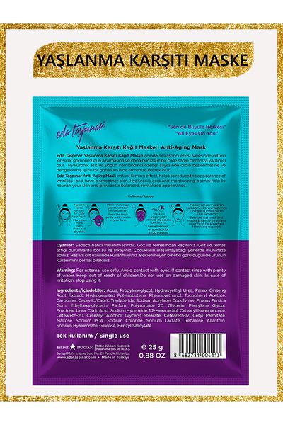 Eda Taşpınar Anti - Aging Mask (EGY0013)
