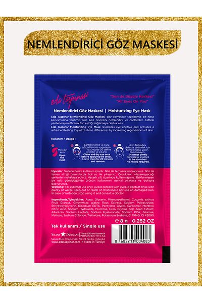 Eda Taşpınar Under Eye Moisturizing Mask (EGY0010)