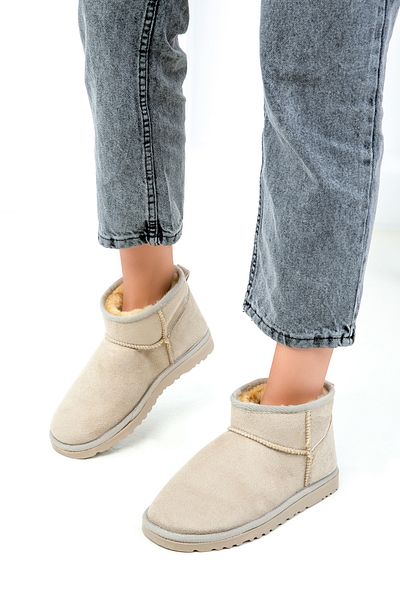 SOHO Beige Women's Boots & Booties 16602