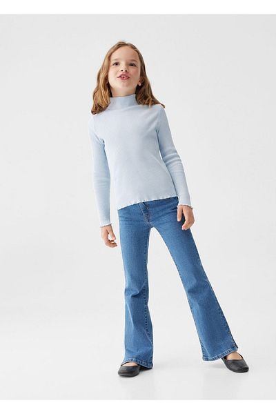 MANGO Kids Tricou Albastru Pentru Copii