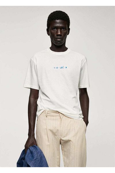 MANGO Man Μπλουζάκι Adriana Eskenazi x Mango