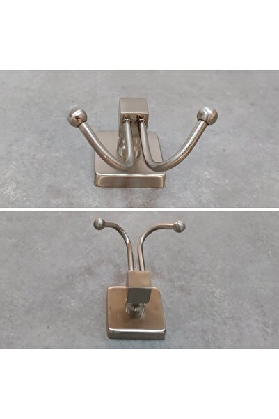 banyosepeti Suport dublu pentru prosoape, auriu, negru, pentru halate de baie...