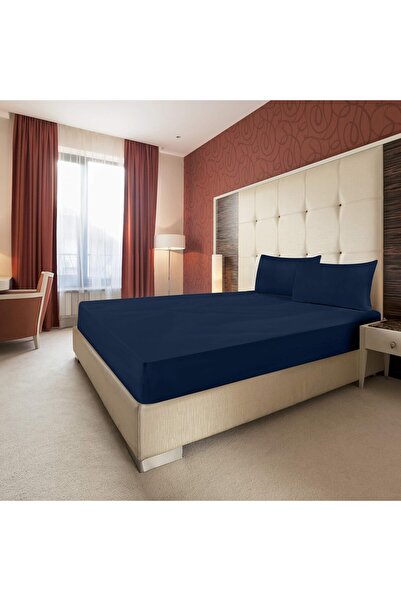 Zeren Home 100% бавовняна односпальна простирадло з гумкою + 1 наволочка