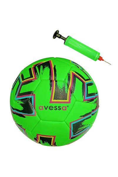 AVESSA كرة قدم Ft300-100y باللون الأخضر مع مضخة 4 بطانة