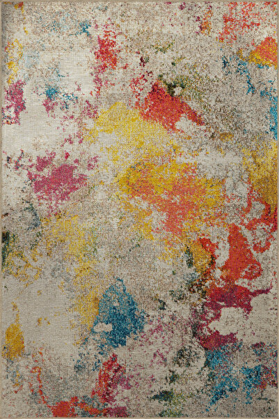 Rugs Modern Halı Çok Renkli Soyut Tasarım Pastel Desenli Kreatif Modern Dekor...