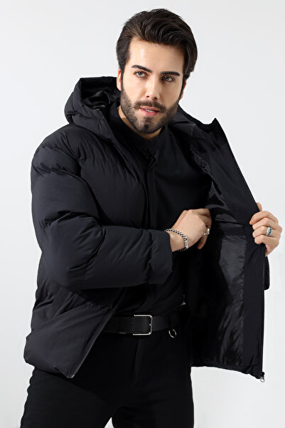 GAREN Unisex Oversize με κουκούλα αδιάβροχο υδατοαπωθητικό τζάκετ Crinkle Zeno-01