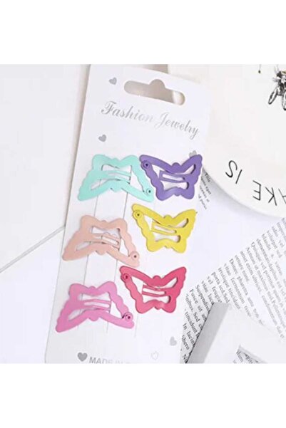 MİNAHOBİ 6-dijelni model leptira u mešovitim pastelnim bojama, 4,5 cm, dečija...