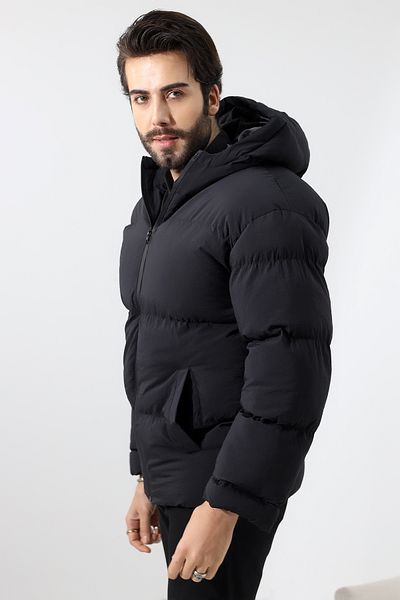GAREN Unisex Oversize με κουκούλα αδιάβροχο υδατοαπωθητικό τζάκετ Crinkle Zeno-01