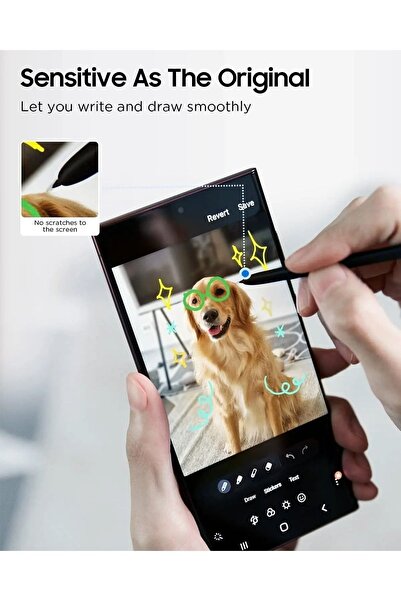 NANOSPACE Samsung Galaxy Tab İle Uyumlu S6 Lite /S9/S8+/S9 Ultra /Note10/Note10+/Note20 Kalem Ucu 5li Paket