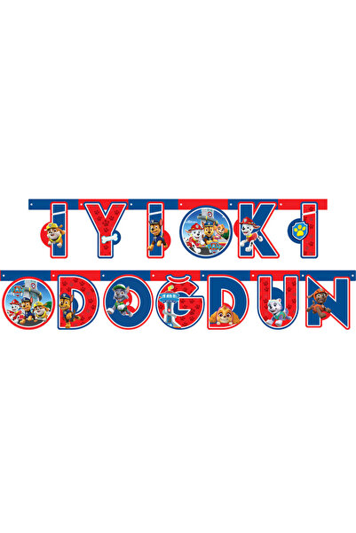 BalonEvi PAW PATROL İYİ Kİ DOĞDUN BANNER