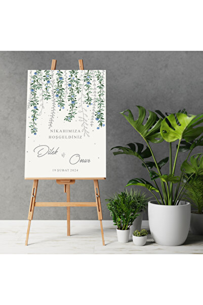 Partini Tasarlat Kişiye Özel Hoşgeldiniz Karşılama Panosu - (DÜĞÜN-NİKAH-NİŞA...
