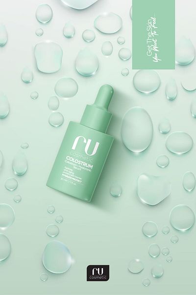 ru cosmetic Colostrum Serum Aging Wrinkle Elasticity Moisturizing Skin Care 30ml