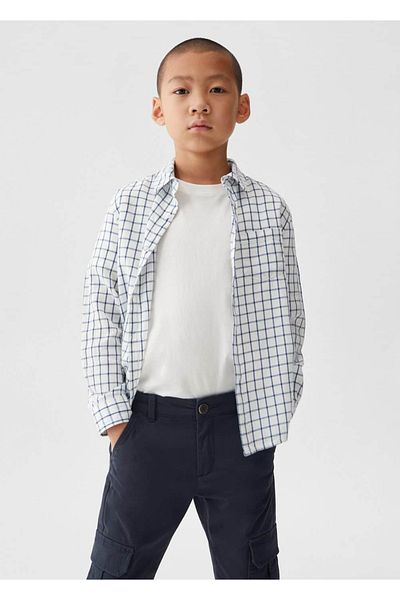 MANGO Kids Dark Blue Pants for Kids