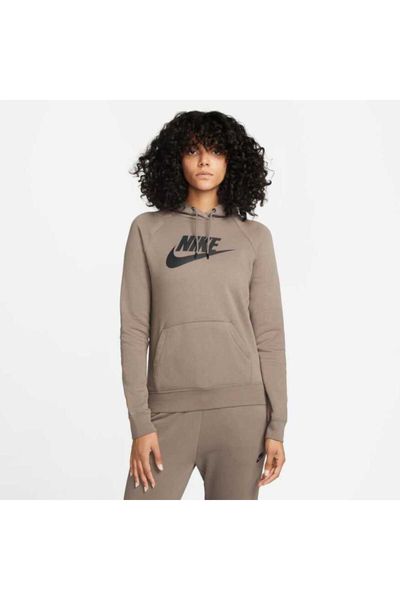 Nike Sportswear Femme Women's Brown Sweatshirt - Trendyol