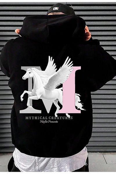 Machetta Plus Size Unisex Mafia Printed Sweatshirt