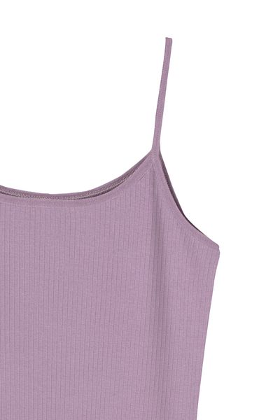 ŞahTan Cotton Ribbed Women's Thin Strap Athlete & Thong Panties Set