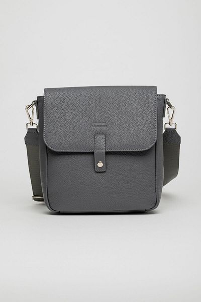 Jacquline ANNABEL Γνήσιο δέρμα Unisex Τσάντα Messenger μεσαίου μεγέθους με ρυθμιζόμενο λουράκι